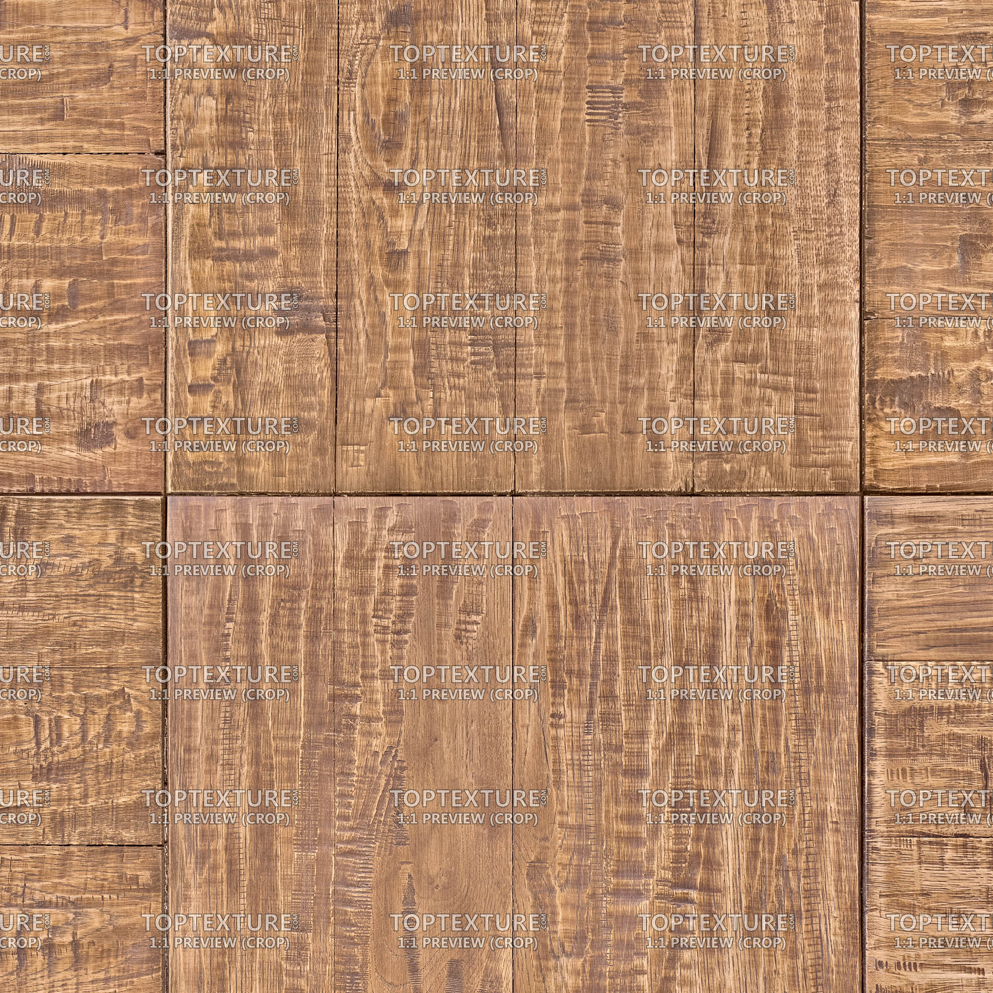 Square Hard Wood Bumpy Floor Tiles - 100% zoom