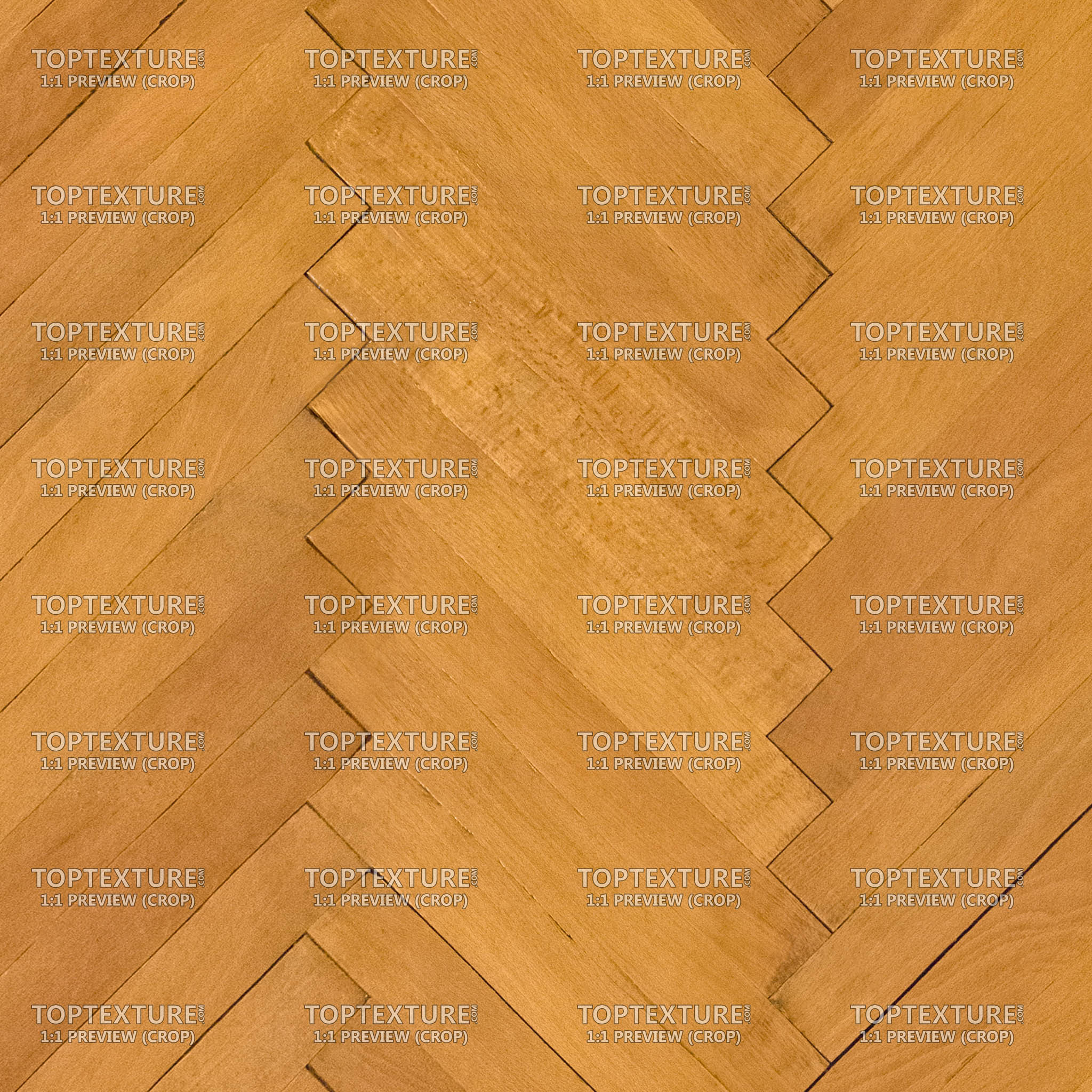 Herringbone Light Oak Wood Flooring - 100% zoom