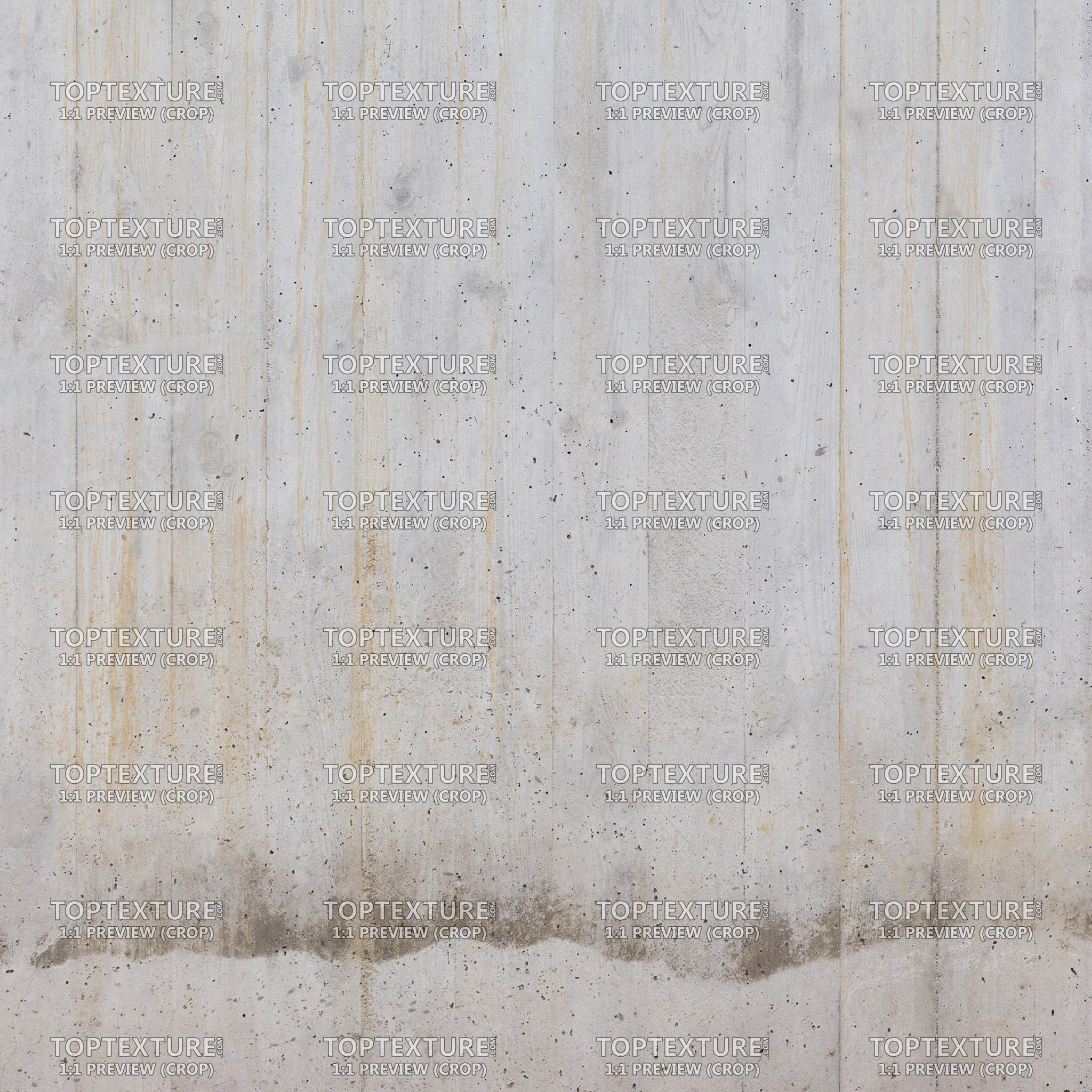 Long Grungy Concrete Wall - 100% zoom