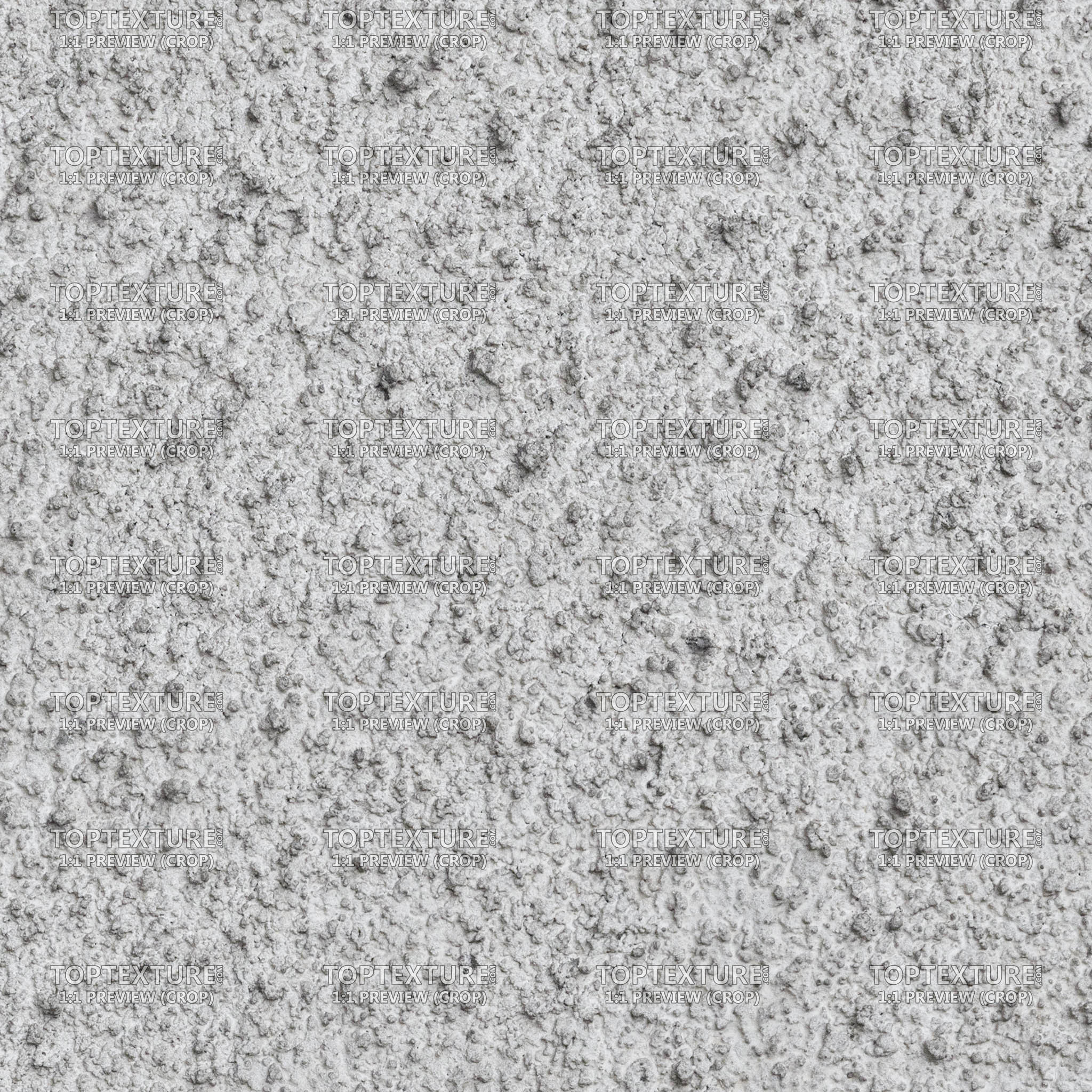 Bumpy White-Gray Wall Plaster - 100% zoom