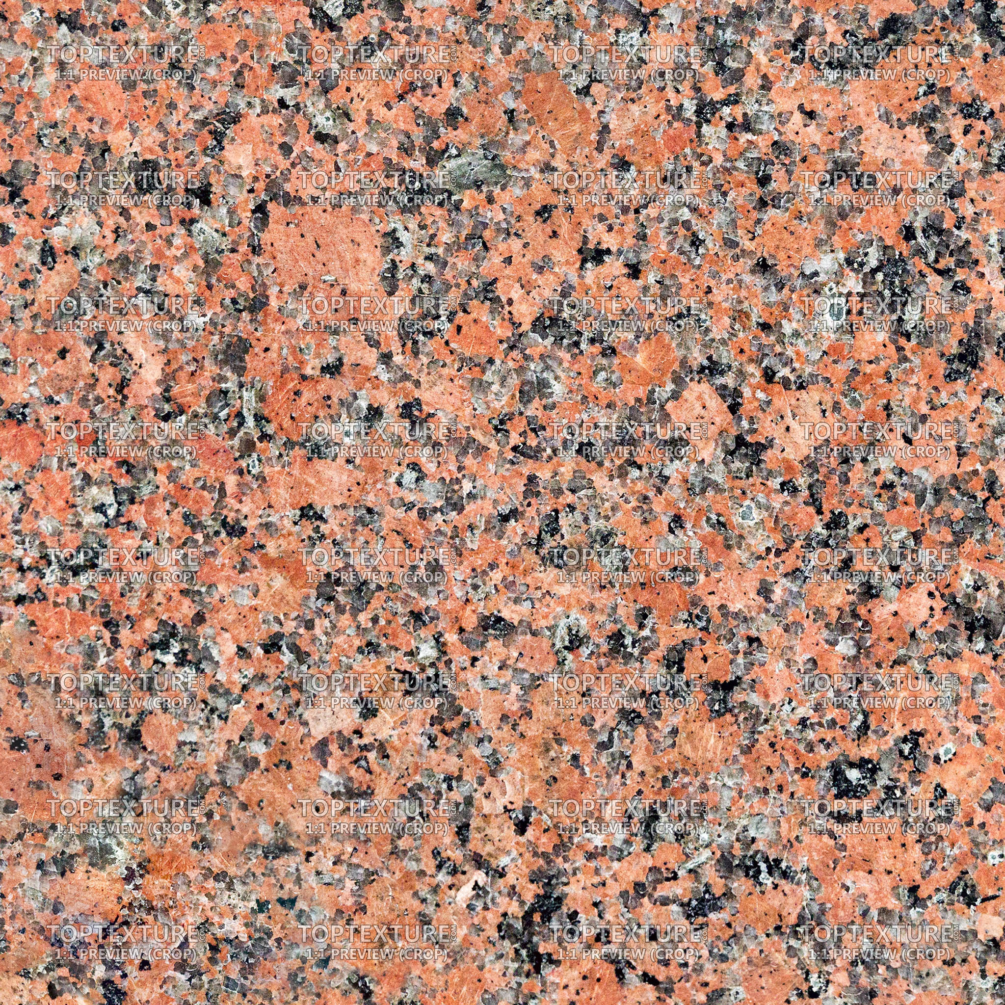 Tianshan Red Granite - 100% zoom