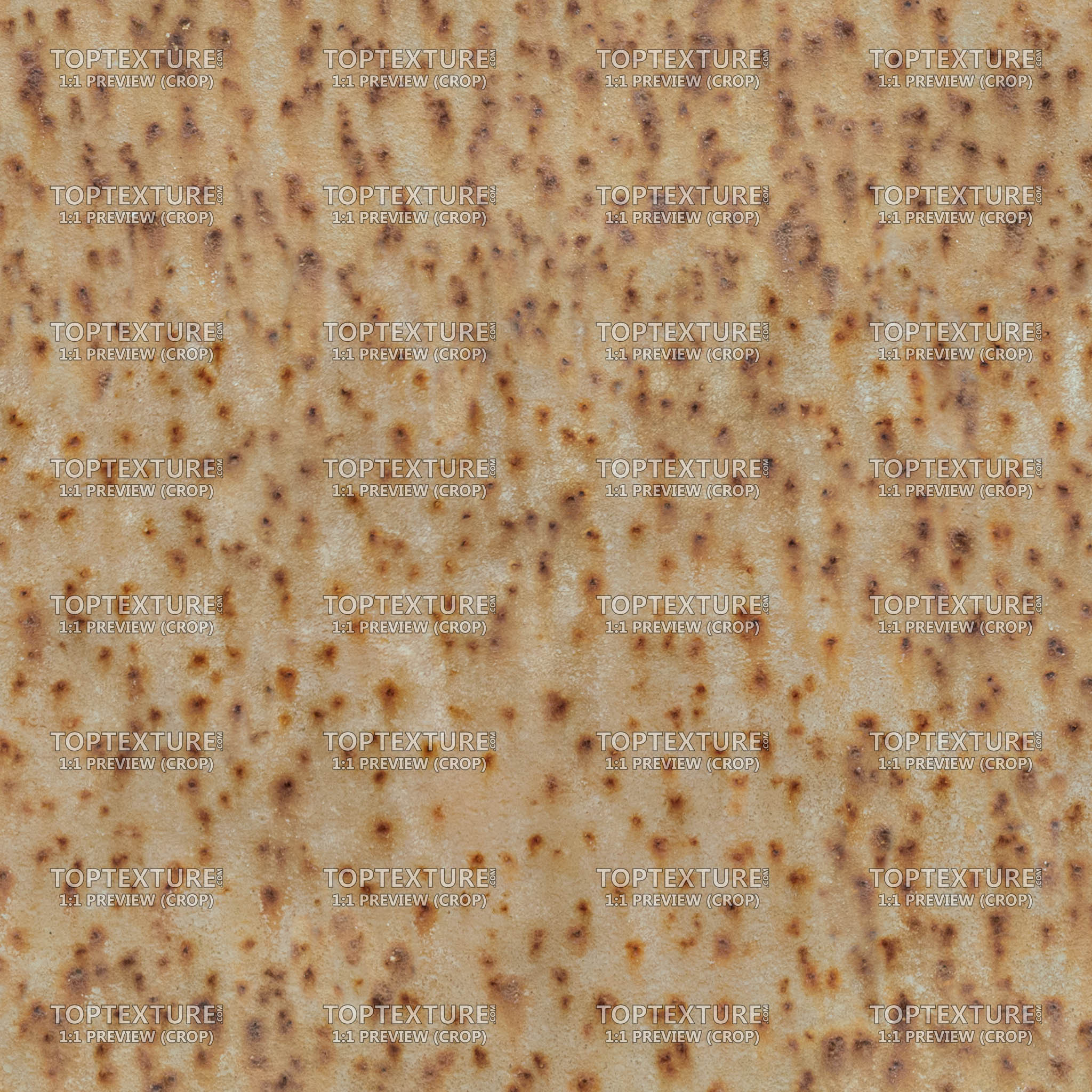 Rusty Metal Leaking Spots - 100% zoom