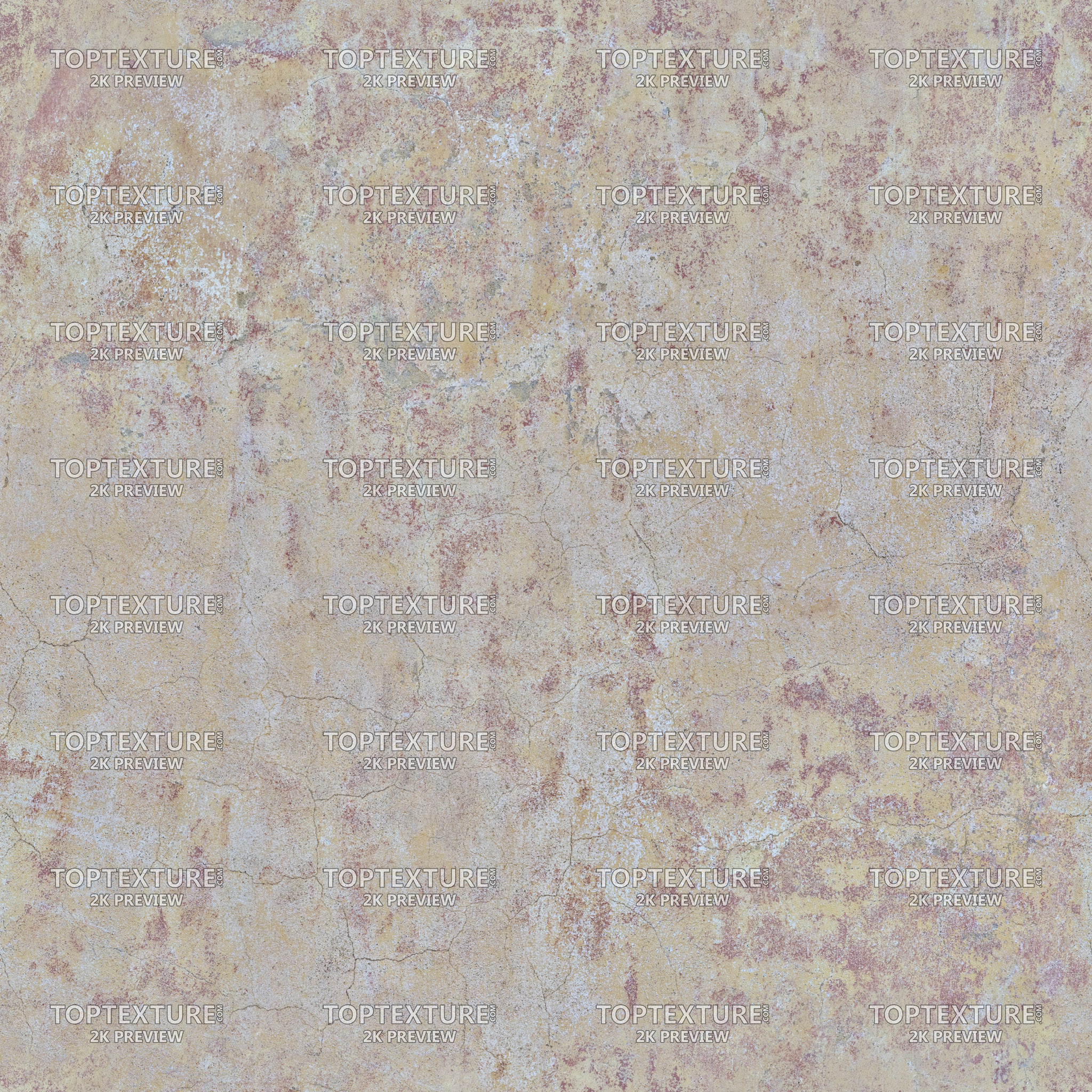 Old Cracked Weathered Plaster - 2K preview