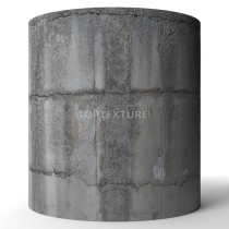 Dark Concrete Wall Grunge Leaks - Render preview
