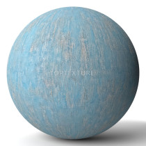 Blue Painted Metal with White Streaks - Render preview
