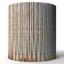 Rusty Light Blue Corrugated Metal - Render preview