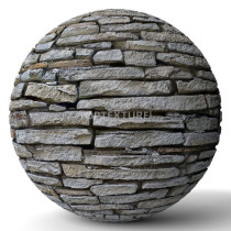 Big Layered Wall Stone - Render preview