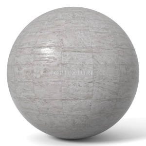 Light Gray Limestone Tiles - Render preview